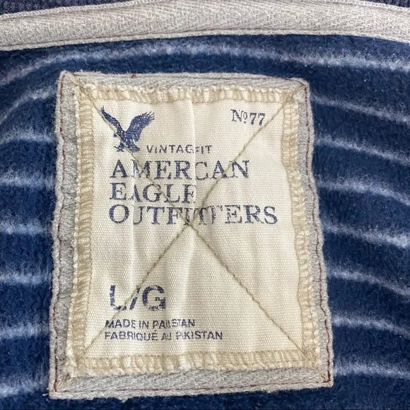 AMERICAN EAGLE OUTFITTERS STRIPPED HOODIE - Picture 4 of 12